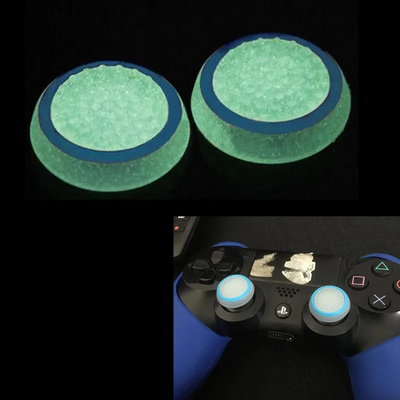 

2Pcs/set Glow In Dark Silicone Non-slip Thumb Stick Grips Cover For Xbox one / Xbox 360 Thumbstick Joystick Cap