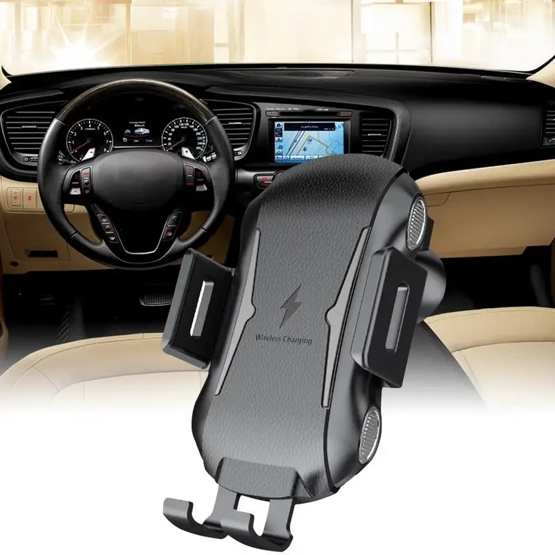Automatic Clamping Wireless Car Charger Mount 10W 7.5W Qi Fast Charging Car Phone Holder Windshield Dashboard Air Vent