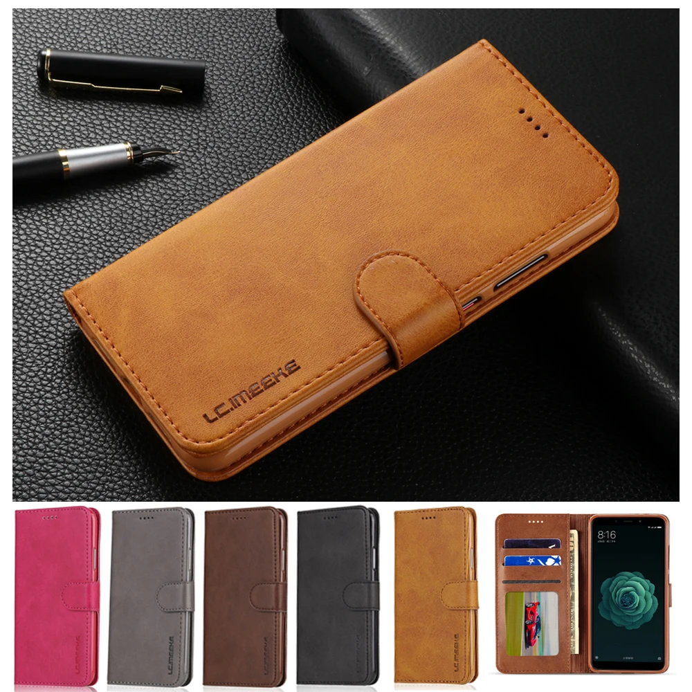 

Wallet Case for Xiaomi Mi A2 Cases for Xiaomi Mi A2 6X A1 5X Cover Luxury PU Leather Card Slot Magnetic Flip Cover Capinha