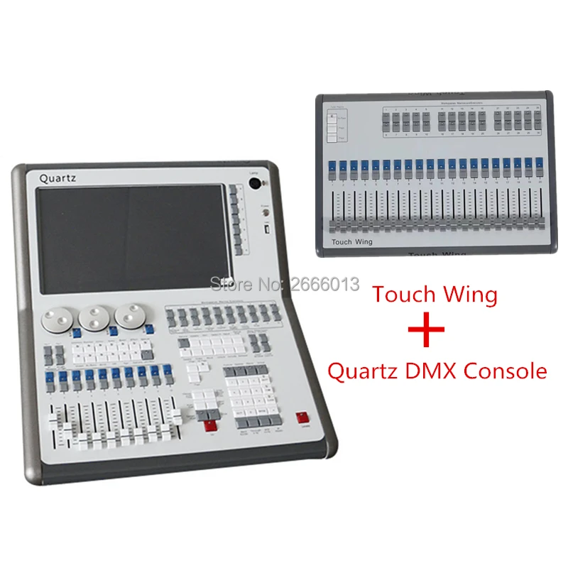 

Quartz DMX Stage Lighting Console 11.1/11.0/10.1/10.0/9.1 System Tiger Titan Quartz Controller +Touch Wing With Flight Case