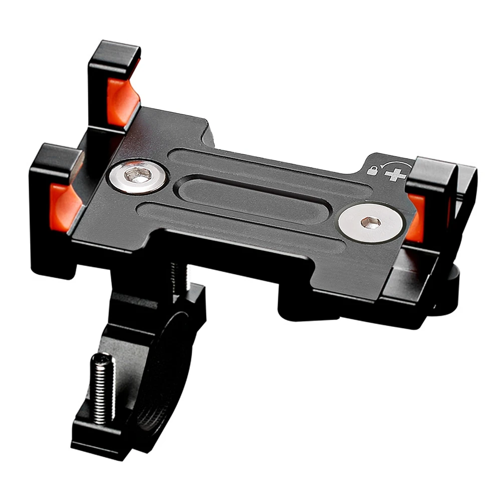 

LEADBIKE LD32 Bicycle Aluminum Alloy Mobile Phone Holder 90 Degree Rotating Riding Shockproof Navigation Bracket