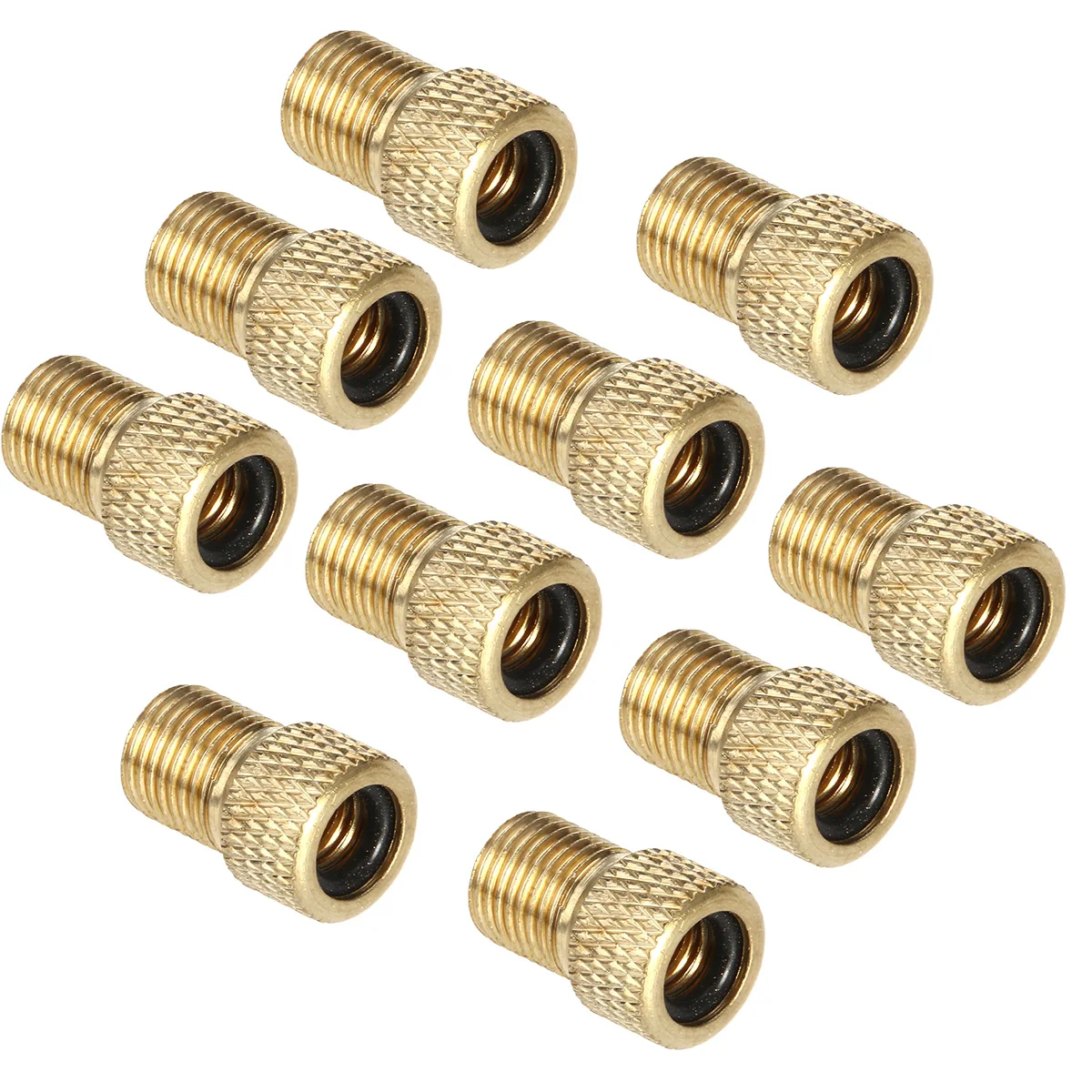 

10pcs Presta to Schrader Bike Bicycle Pump Valve Adapters Connectors