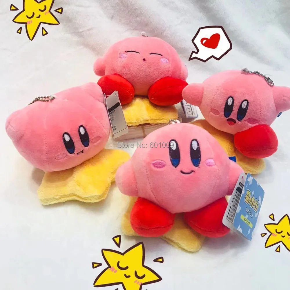 10/лот 4 стиля звезда Kirby 5 &quotплюшевая кукла для ключей кулоны мягкие куклы