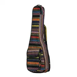 23 дюймов в этническом стиле Гавайские гитары укулеле гитары сумка для музыкальных инструментов печатает как показано на картинке