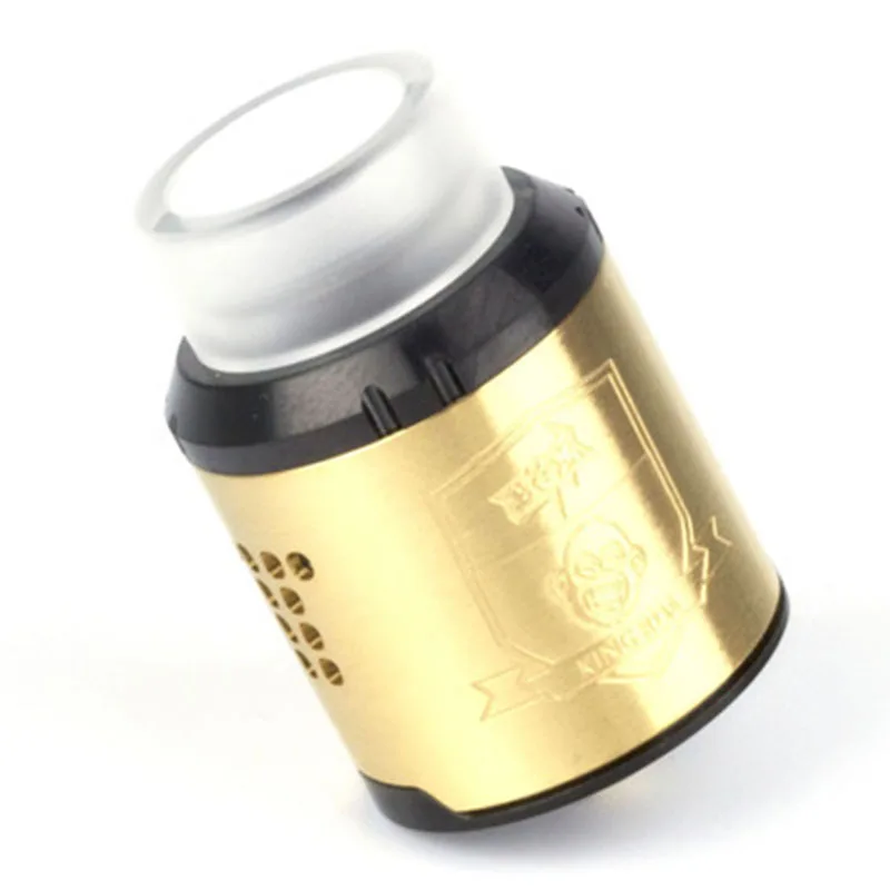 

Coil Father King Drop RDA Style 810 RDA RTA 3.5ml Capacity 25mm Vaporizer Tank For Electronic Cigarette Box Mod Hookah Vape At
