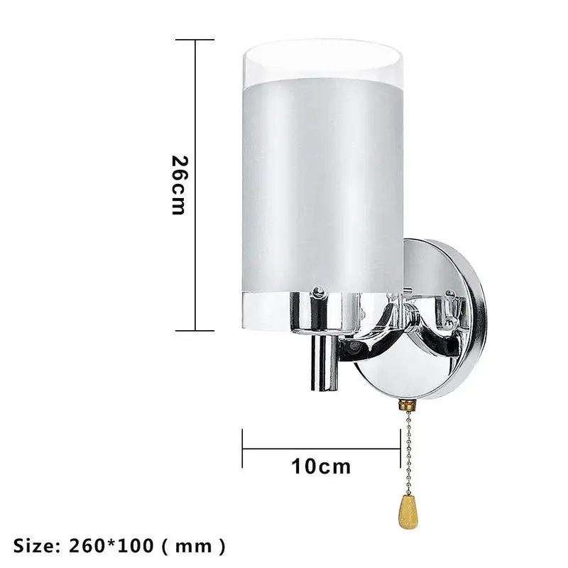 Светодиодный настенный светильник для дома, отеля, прикроватные Ванная комната гостиная лампа 220 V современный бра светодиодный проход коридор балкон свет, настенный свет