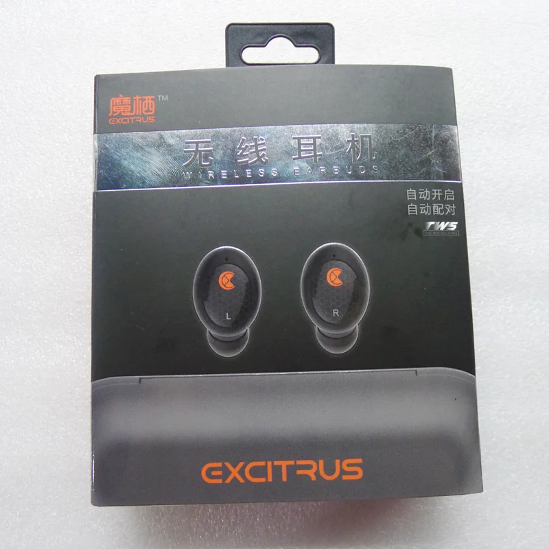 Беспроводные стереонаушники exceus TWS наушники с двумя микрофонами Bluetooth 5 0