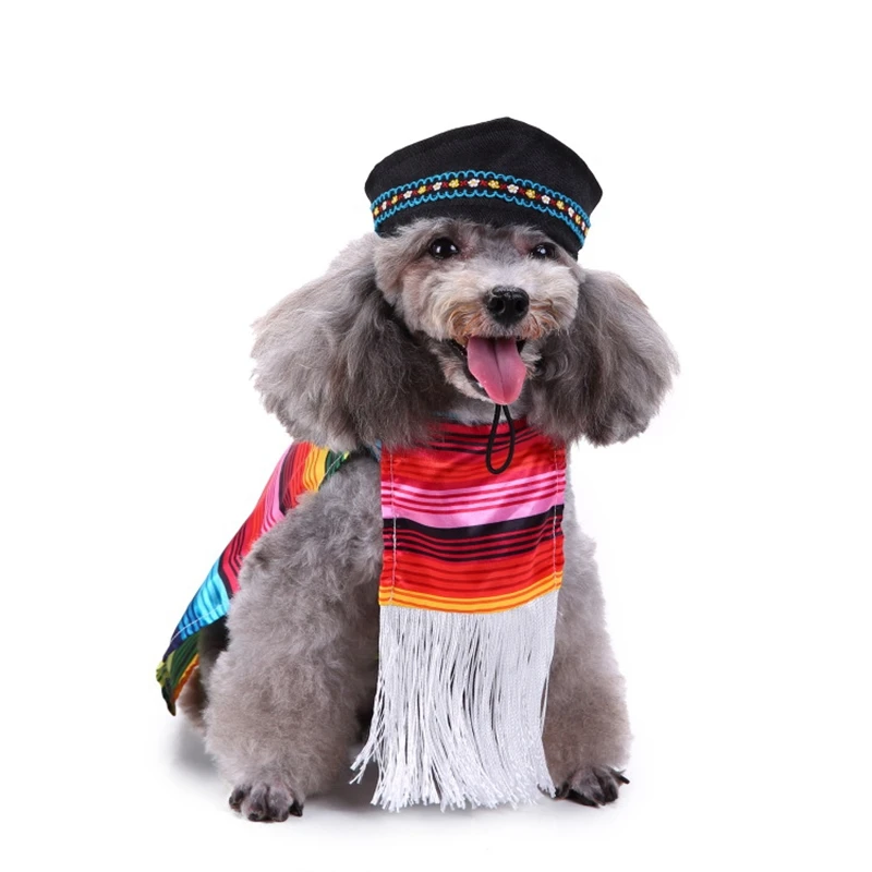 

Pet costume Mexican Christmas Clothes Creative Funny Dog Clothes