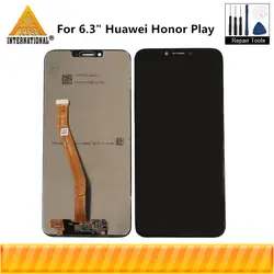 Оригинальный Axisinternational для 6,3 "huawei Honor Play ЖК-дисплей Экран дисплея + Touch Панель планшета для COR-L29 COR-AL00 COR-TL10 ЖК-дисплей