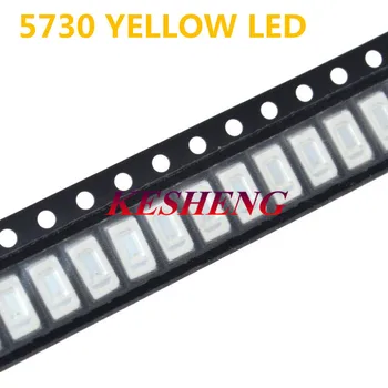 

500PCS 5630/5730 SMD/SMT YELLOW SMD 5730 LED Surface Mount Yellow 2.0~2.6V 580-590nm Ultra Birght Led Diode Chip 5730 Yellow