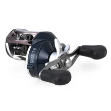 Высокая скорость 8,1: 1 Передаточное отношение Приманка Рыболовная катушка 6+ 1 Шариковые подшипники baitcasing Рыболовная Катушка Baitcaster снасти Pesca