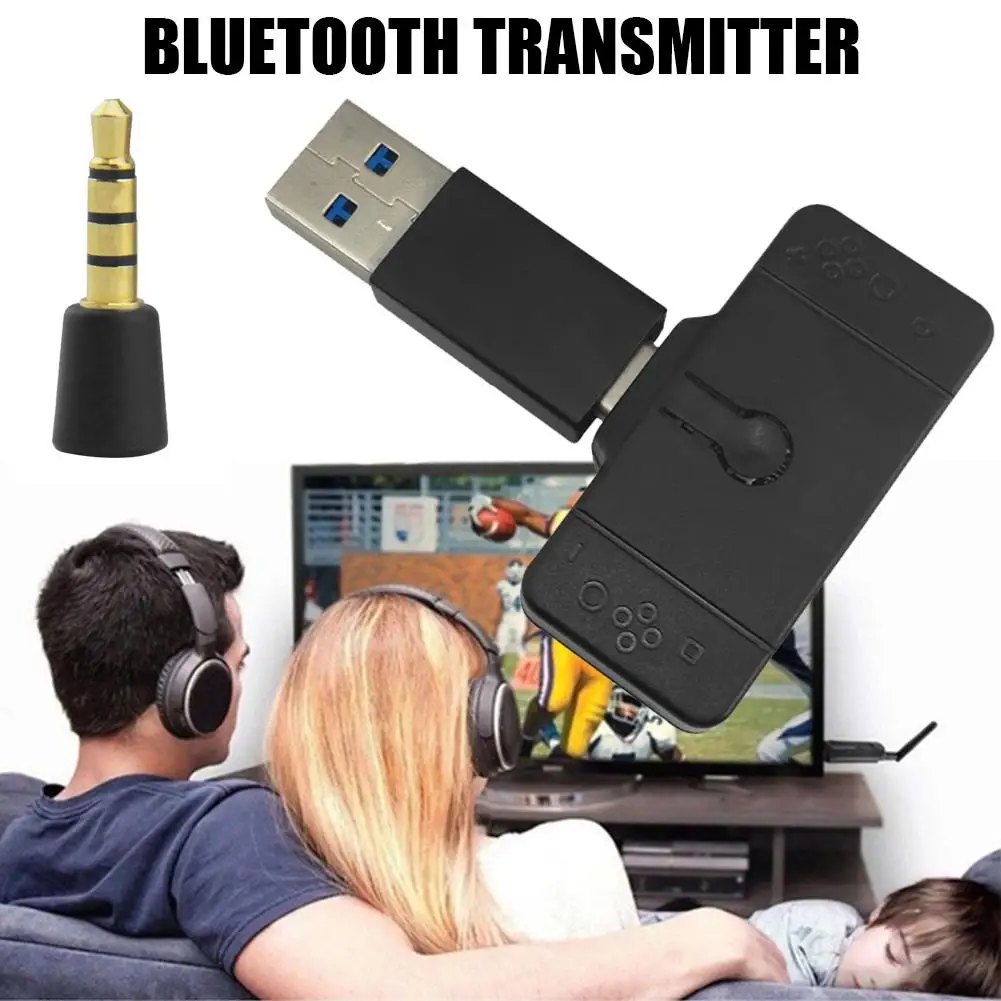 

Rondaful HS-SW287 PS4/Switch/PC Universal Bluetooth Headset Adapter Switch Adapter Converter/Receiver Switch Bluetooh