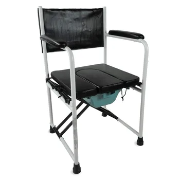 

Chair with WC | Chrome-plated steel, with lid and folding | Ebro | Mobiclinic