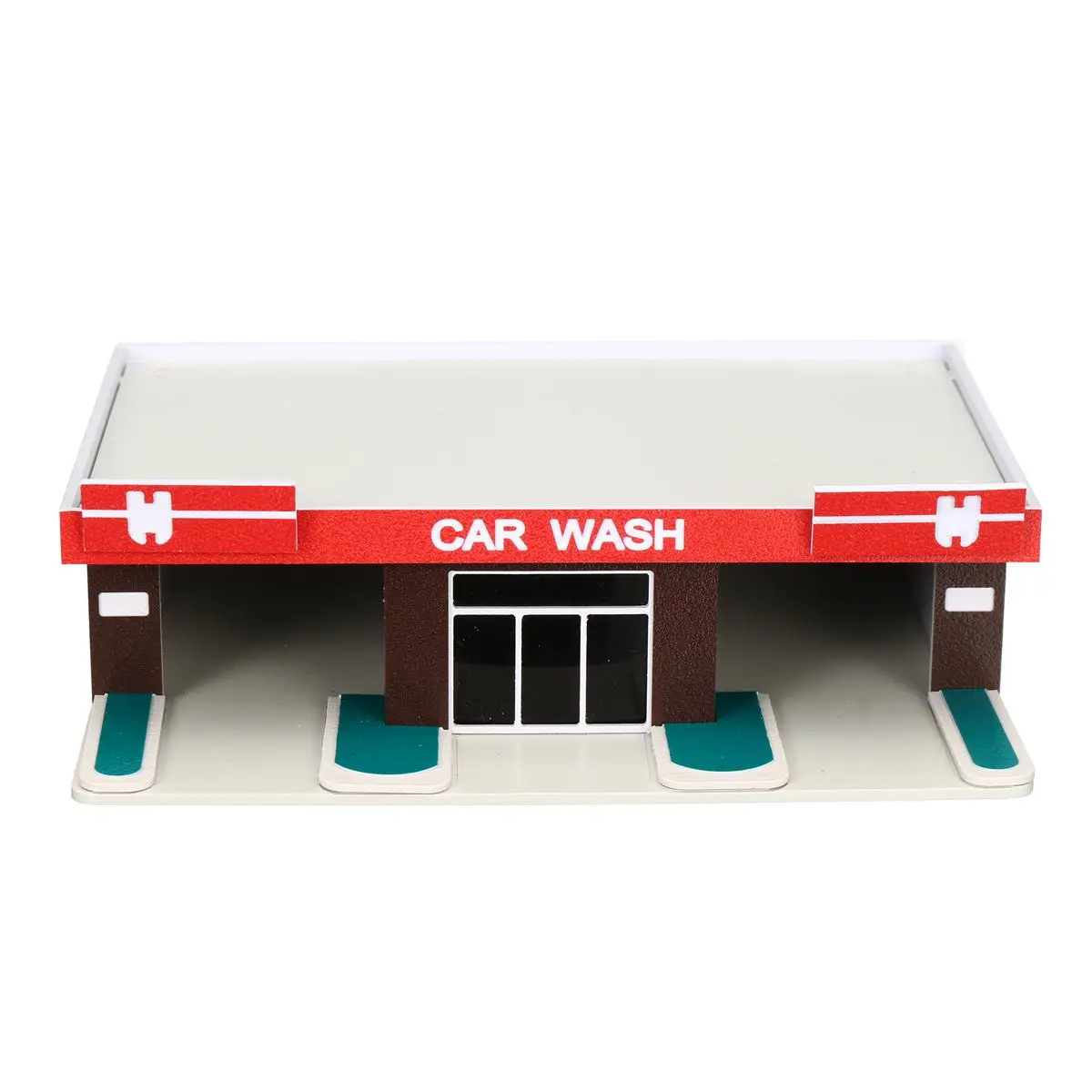 

1/150N Scale Car Wash Building Model Kit for gauge Model Train Railway Layout Plastic Building Model Assembling DIY Architecture