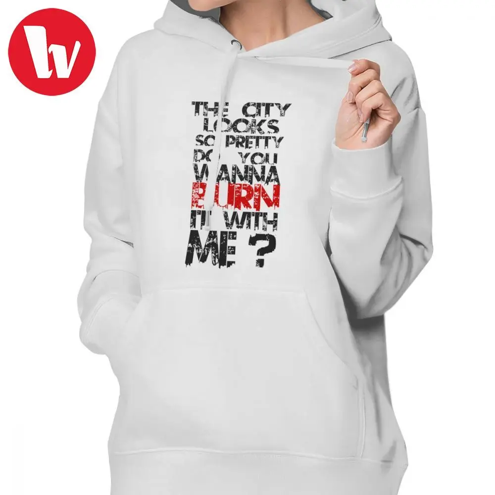 

Hollywood Undead Hoodie Hollywood Undead City Hoodies Cotton Streetwear Hoodies Women Kawaii Navy Blue Pullover Hoodie