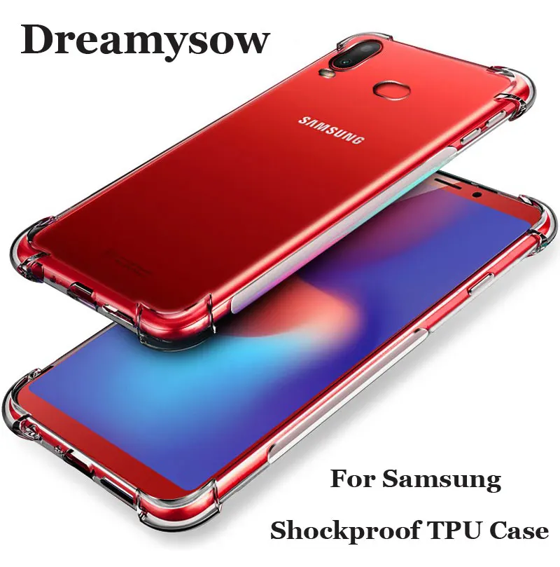 

Clear TPU Phone Back Cover For Samsung A10 A20 A30 A50 A40 A70 S10E S10 Plus Case For Galaxy M20 M10 A6 A8 J4 J6 Plus A7 A9 2018