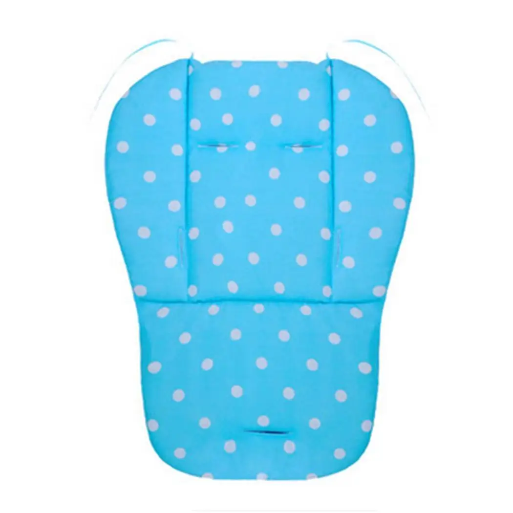 

Strips General Stroller Thick Baby Carriage Safe Cushion Double-sided etc Stroller Cotton Dot Warm 5cm Pad Rainbow
