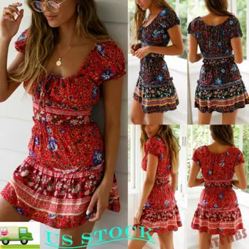 

New Fashion Women Summer Clothes Sets Short Sleeve Floral Crop Tops + Sexy Pleated Mini Skirts 2PCS Casual Sets