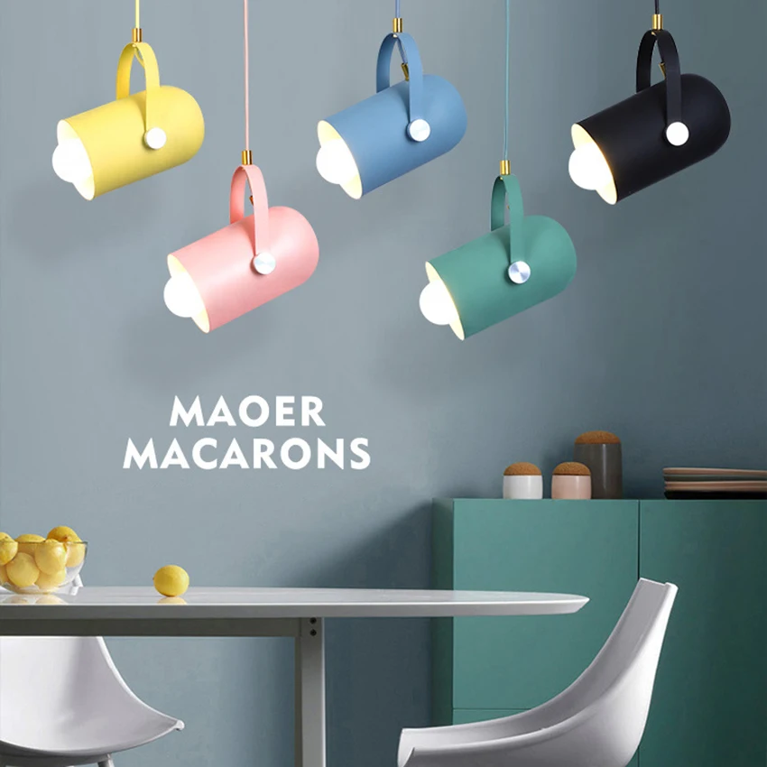 

Nordic Minimalism Pendant lights Angle Adjustable LED Pendant Lamp Living Room Restaurant Cafe Bar Decor Hanging Lamps Luminaire