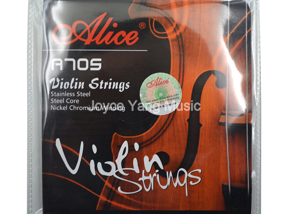 Alice A705 Violin Strings 4 Strings Stainless Steel Strings&Steel Core