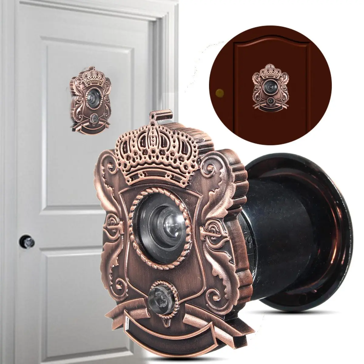 

Door Viewer Peep Hole Viewer 180 Degree Wide Angle Doorbell Door Bell Door Camera Home Security Camera Door Peep