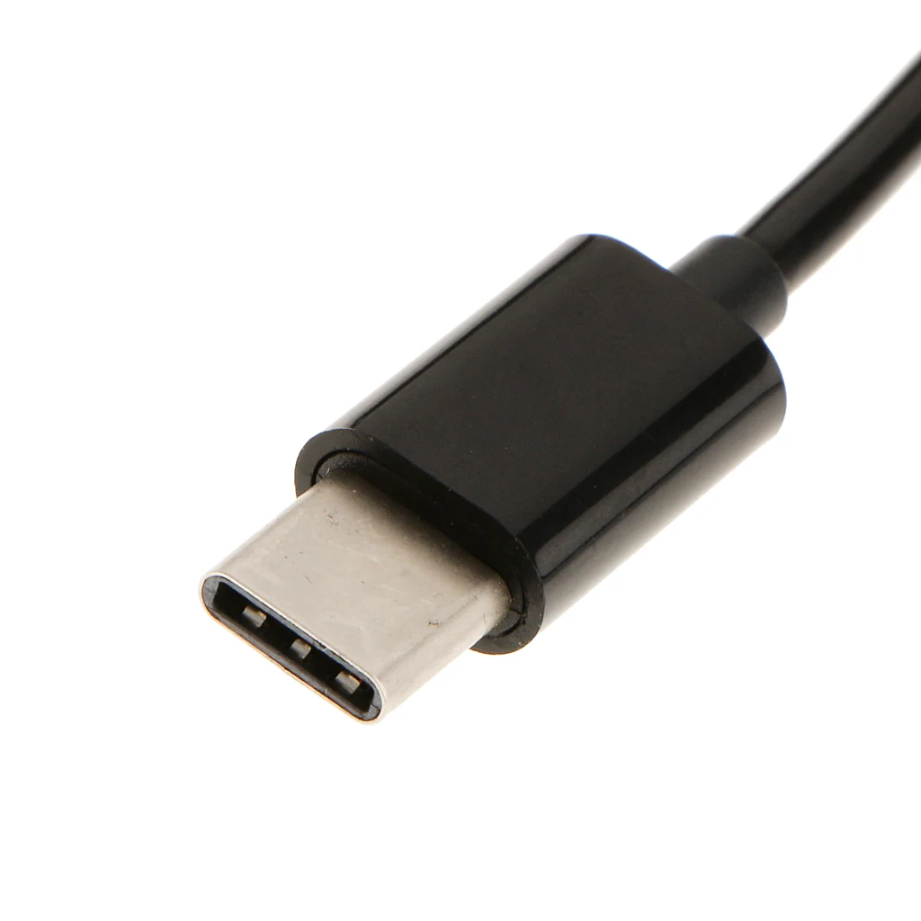 USB 3. 0 Type-C штекер на 3 1 C для синхронизации данных черный спиральный кабель MagiDeal |