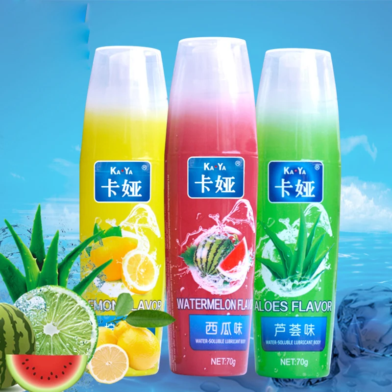 5 Style Fruit Lubricant 70g Edible Oral Lubricant Water Based Vaginal Lubricant Oil Gay Sex Lube Anal Body Massage Lubricant O2