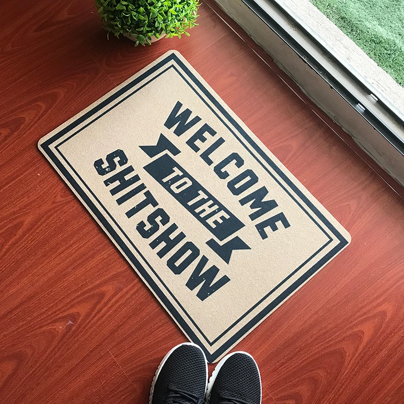 Custom Made Welcome Mat Doormat Entrance Floor Mat Welcome To The