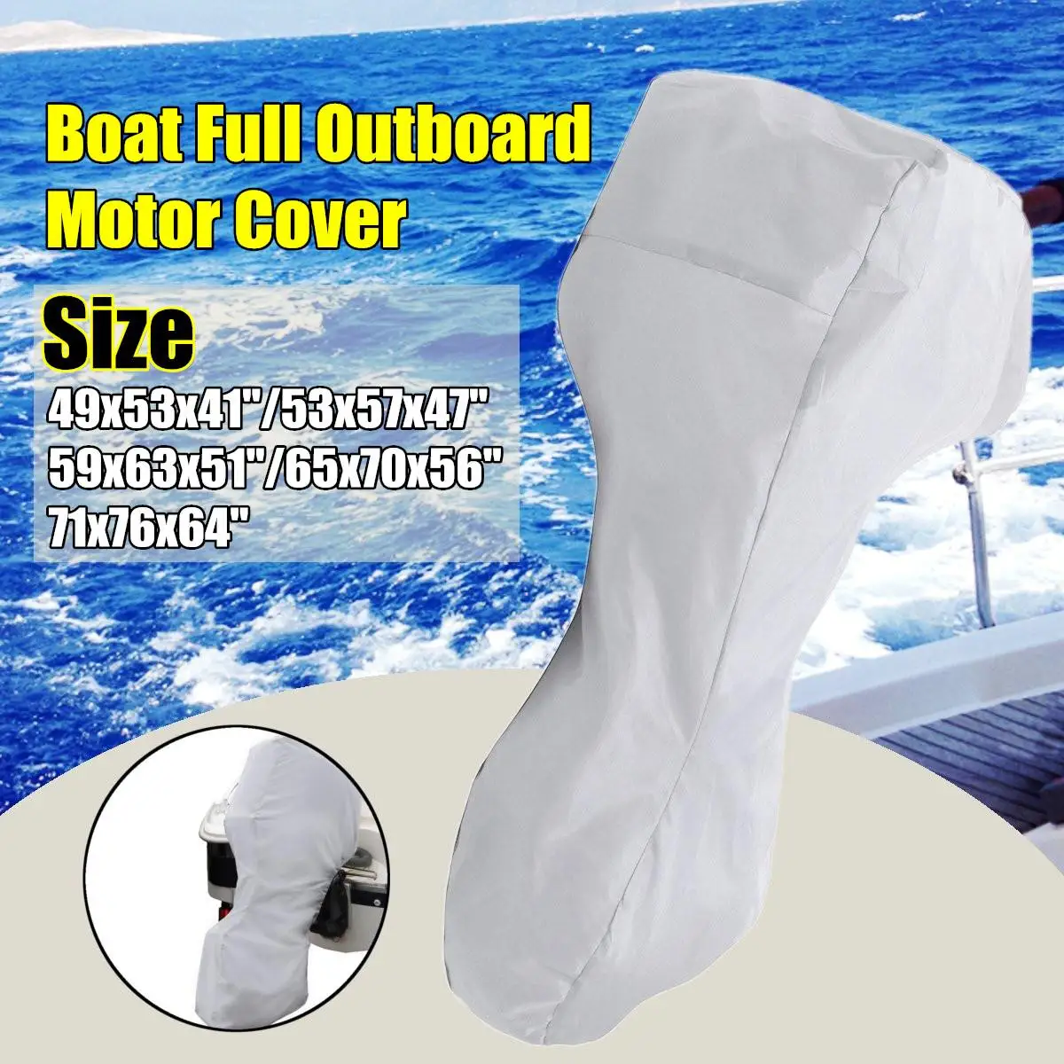 60 90HP Boat Full Motor Cover Outboard Engine Protector for 60 90HP