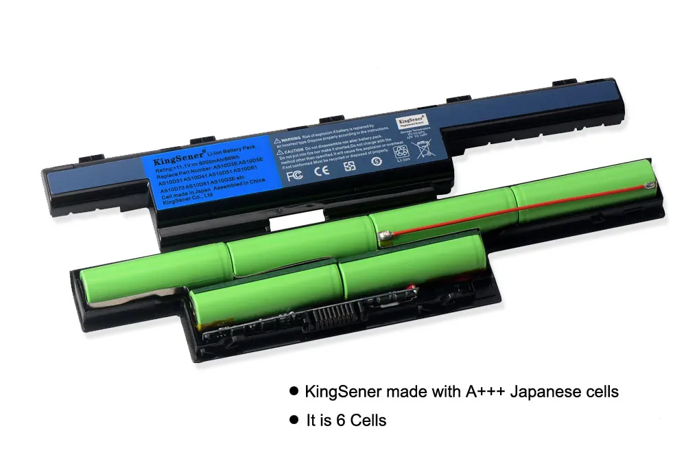 KingSener AS10D3E ноутбук Батарея для acer AS10D31 AS10D41 AS10D51 AS10D61 AS10D71 AS10D73 AS10D75 AS10D5E AS10D81 4741G 5741