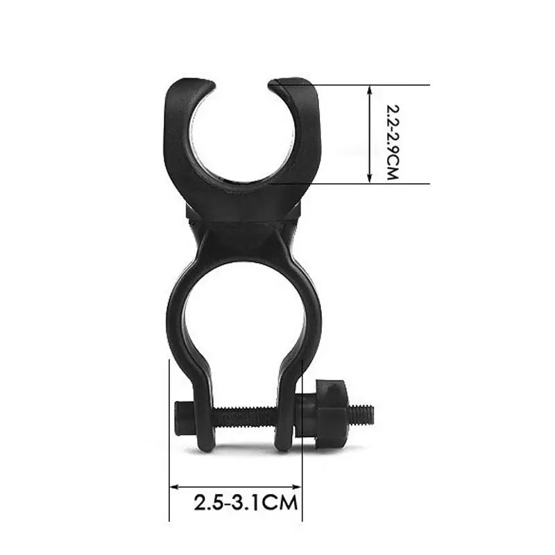 Best 360 Degree Rotary Bycicle Clip Holder Bracket for Flashlight Torch Lamp 4