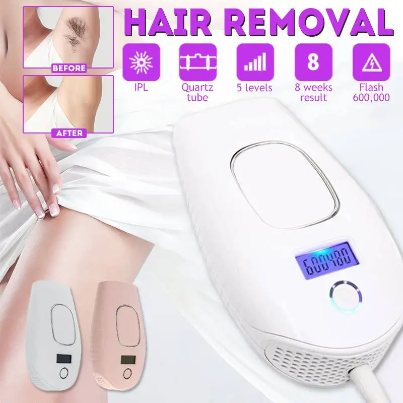 Household Digital IPL Laser Hair Removal Machine Electric Laser Epilator Hair Removal Permanent Bikini Line Armpit Trimmer