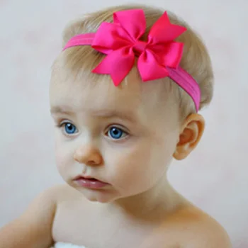 

1pc Newborn Bowknot Baby Headband Elastic Bow Baby Girl Hairband Headwear Girl Newborn Headbands Baby Girl Hair Accessories