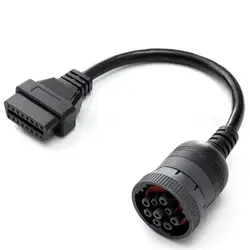 1 шт 16pin к J1939 9pin Deutsch Сверхмощный автомобиль грузовик OBD2 OBDII кабель