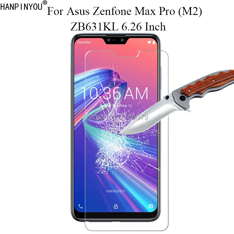 Закаленное стекло 9H 2.5D для Asus Zenfone Max Pro (M2) ZB631KL защитная пленка 6 26 дюйма +