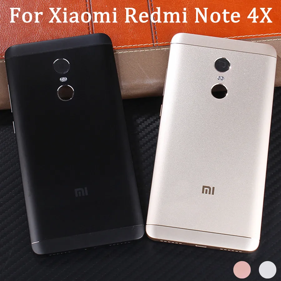 

Battery Back Cover For Redmi Note 4X 32G Battery Back Case For Redmi Note 4X Pro 64G Housing +Volume Buttons + Power Buttons