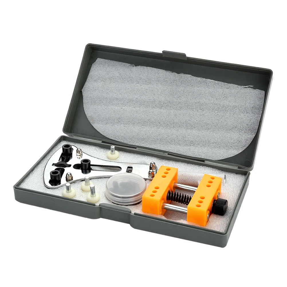 

2PCS Portable DIY Professional Watch Opener Kit Spring Bar Tool Set Watch Opner Tools Watch Repair Tool Kit with Plastic Case
