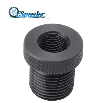 

ESPEEDER Universal Black iron Oil Filter Adapter 1/2-28 to 13/16-16 Threaded Adapter Automotive Oil Filter Car Part