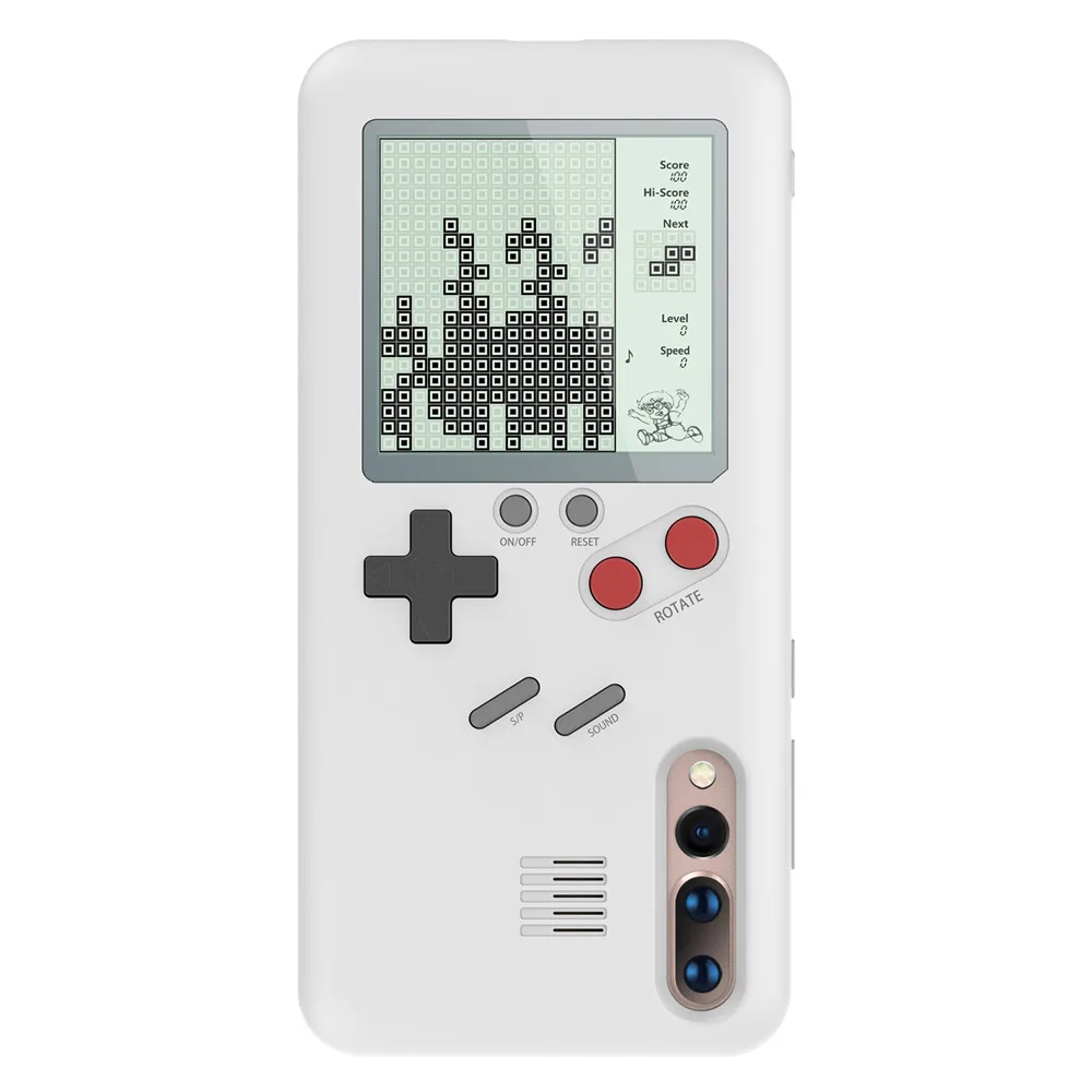 

for xiaomi mi6 retro Tetris PC Silicone play Game Console stress reliever for Gameboy case