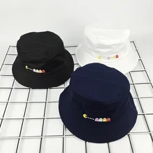 Новая весенняя шляпа Женская Мужская Панама, шляпа-Панама есть горох дизайн плоский солнцезащитный козырек рыбалка, рыбак Боб шляпа Chapeu Femmes хип хоп