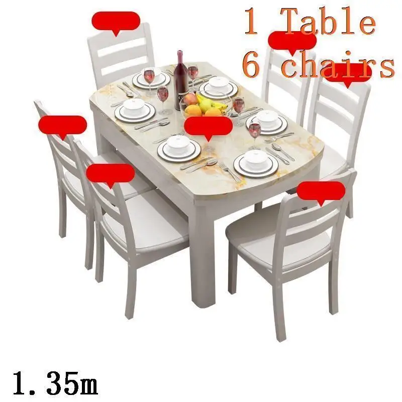 Masa Sandalye Dinning Tavolo Da Pranzo Eet Set Juego De Tafel Escrivaninha Retro Wooden Tablo Comedor Desk Mesa Dining Table