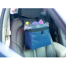 Мини-сумка для хранения автомобиля автомобильный держатель мешка для мусора мусорное ведро Стайлинг чехол для пыли сумка на спинку кресла для Nissan пепельница баррель Yh-7