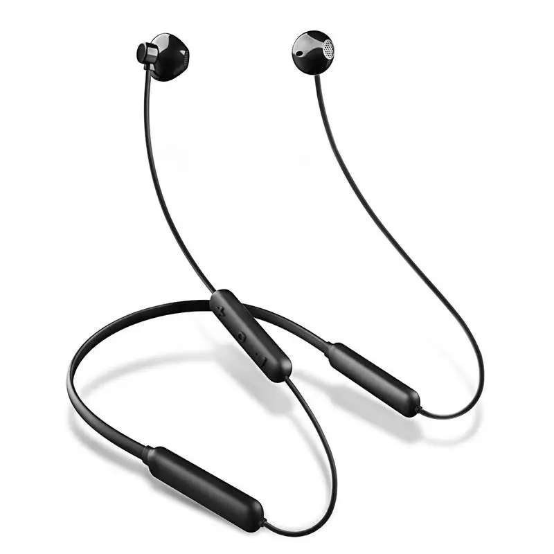 Bluetooth наушники беспроводные гарнитура с лентой на шею спортивные вкладыши