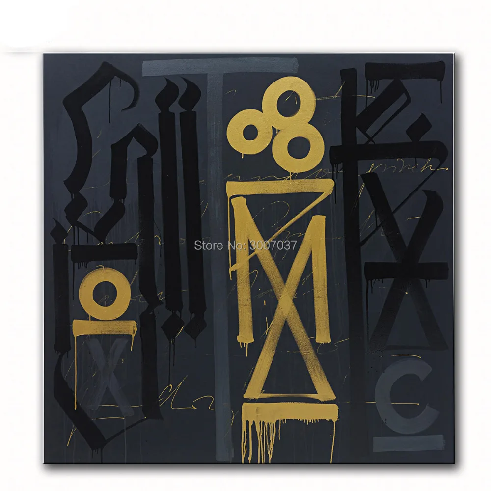 

Large size Hand Painted Oil Painting Wall painting RETNA Untitled Wall Art Picture For Living Room painting no frame