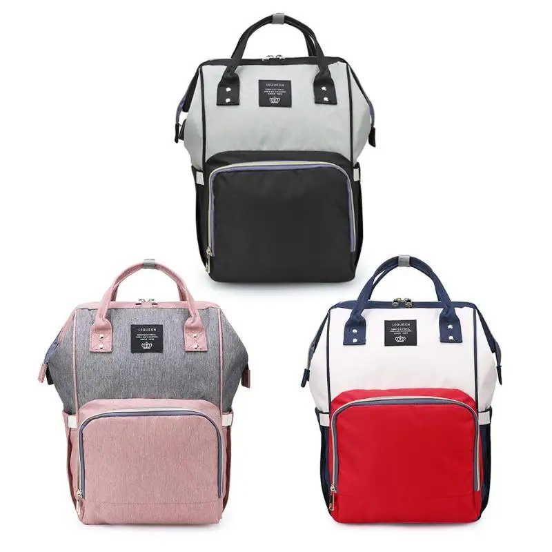 

USB Port Maternity Waterproof Diaper Handbag Large Capacity Travel Mummy Nursing Stroller Baby Care Nappy Backpacks