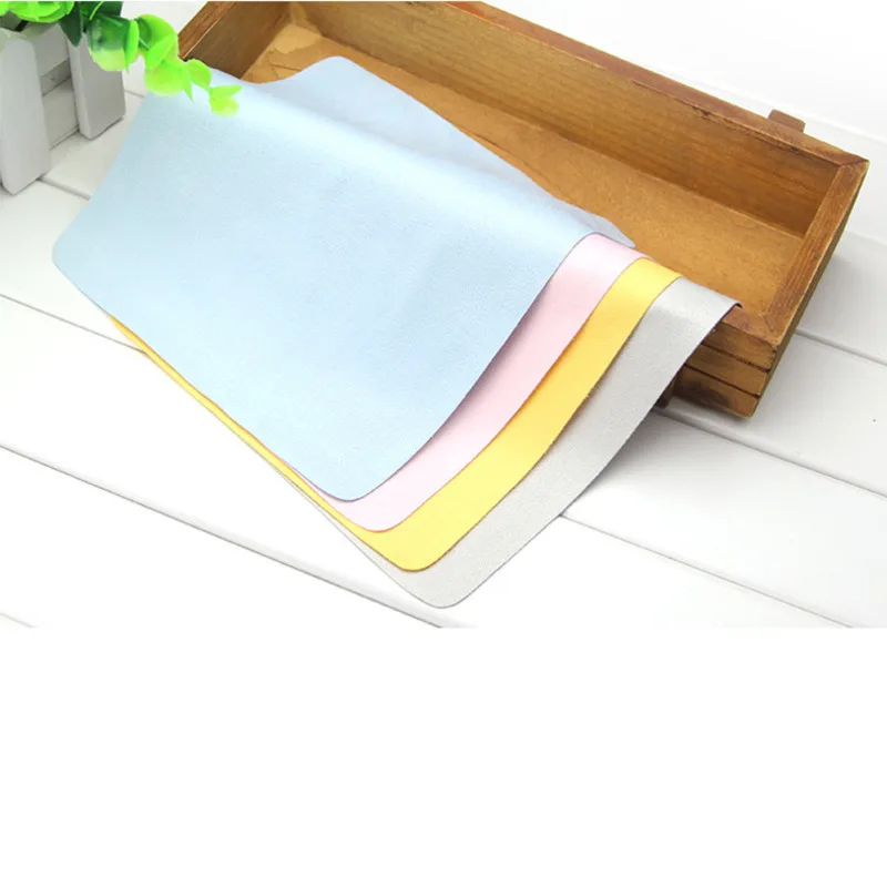 

Free Shipping 2PCS/lot Eyeglasses Chamois Glasses Cleaner High Quality Cleaning Microfiber Phone Camera Lens Computer Cloth