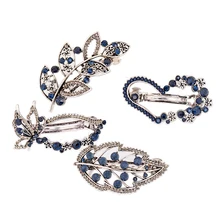 4 шт. заколки для волос милые в форме сердца со стразами заколки для волос аксессуары для волос заколки для девочек и женщин