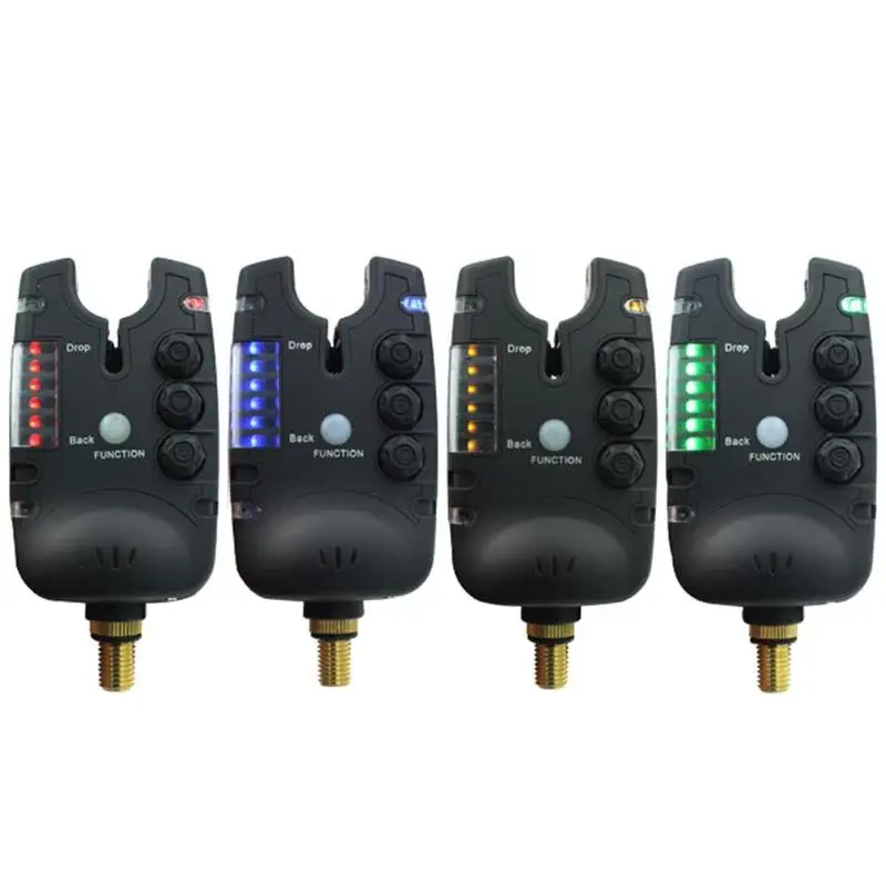 

Multifunction Fishing Bite Alarm Blue Light Tone Volume Sound Fish Bite Alarm Fishing Tackle Red Blue Yellow Green Light