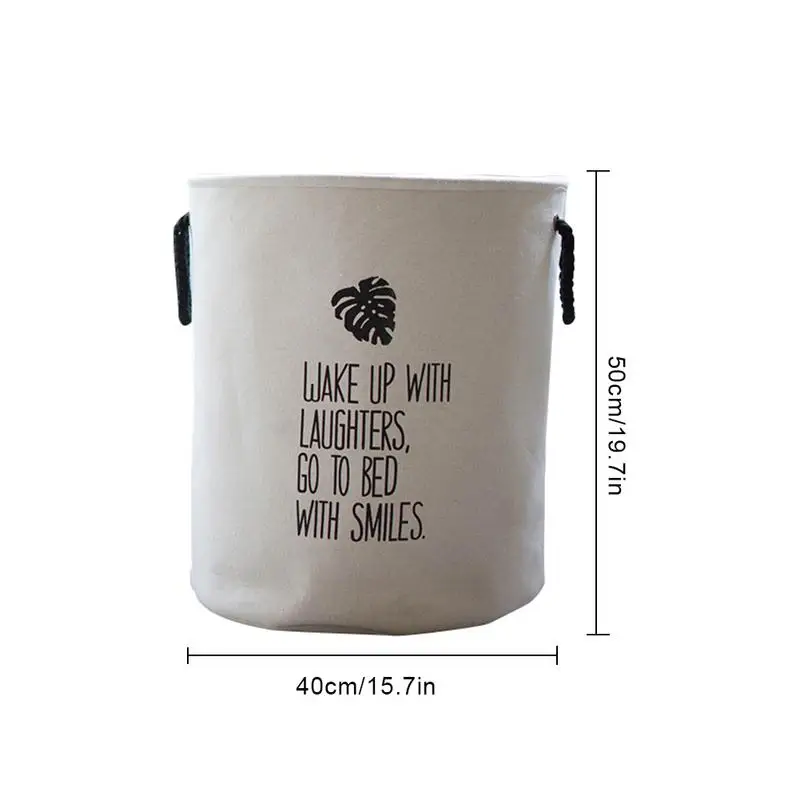 القطن الكتان طوي تخزين دلو اضافية لعبة كبيرة الملابس المنظم سلة الغسيل جميلة العملي الرئيسية المنتجات المورد