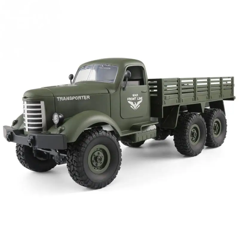 

Kids Toys 1:16 RC Climbing Military Truck Mini 2.4G 6WD Off-Road RC Trucks Off-Road Racing Truck RC Vehicles Gift Toy